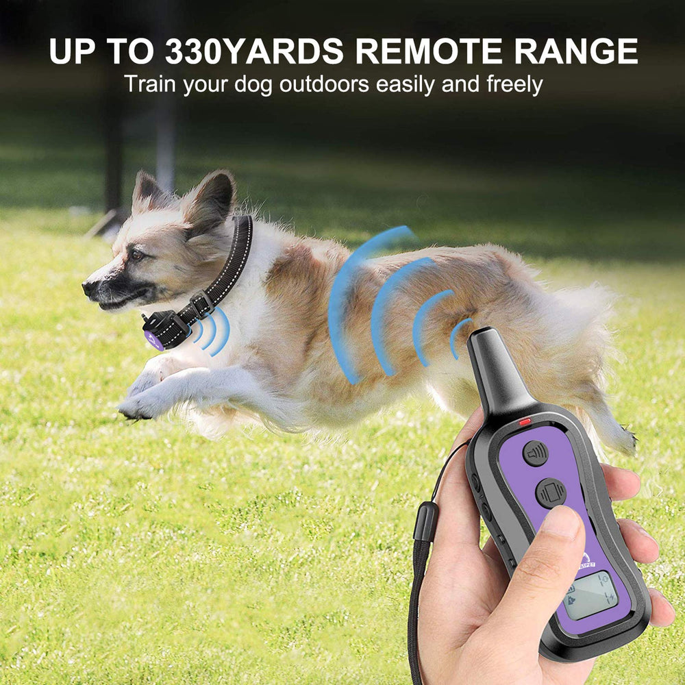 PATPET training collar close-up buttons allow quick mode switching during sessions.