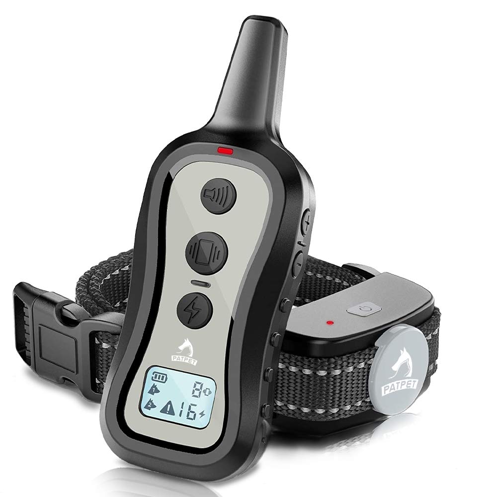 PATPET training collar receiver closeup, built for durable, consistent training sessions.