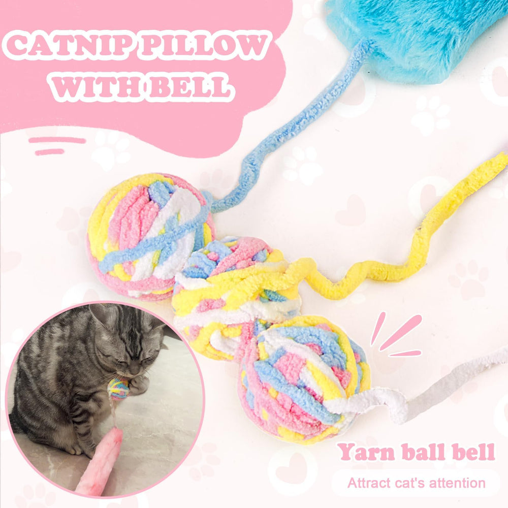 PATTEPOINT Cat Kicker Toy extra-long pillow—fits the whole body for interactive games.