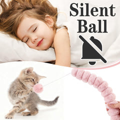 PATTEPOINT extra-long cat toy pillow supports full-body play for kittens and larger cats.