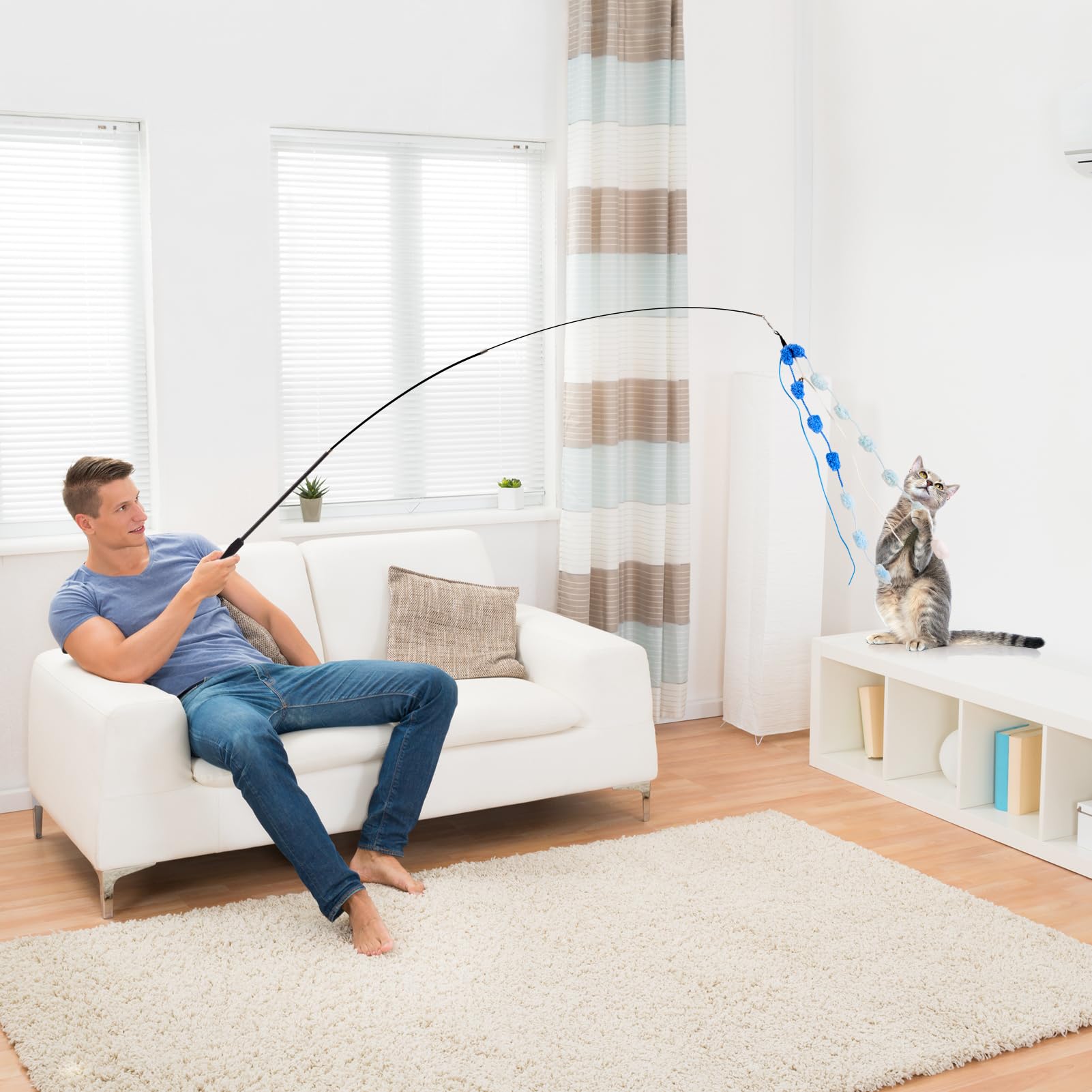 PATTEPOINT cat wand toy indoor-fun supports active, engaging indoor play.