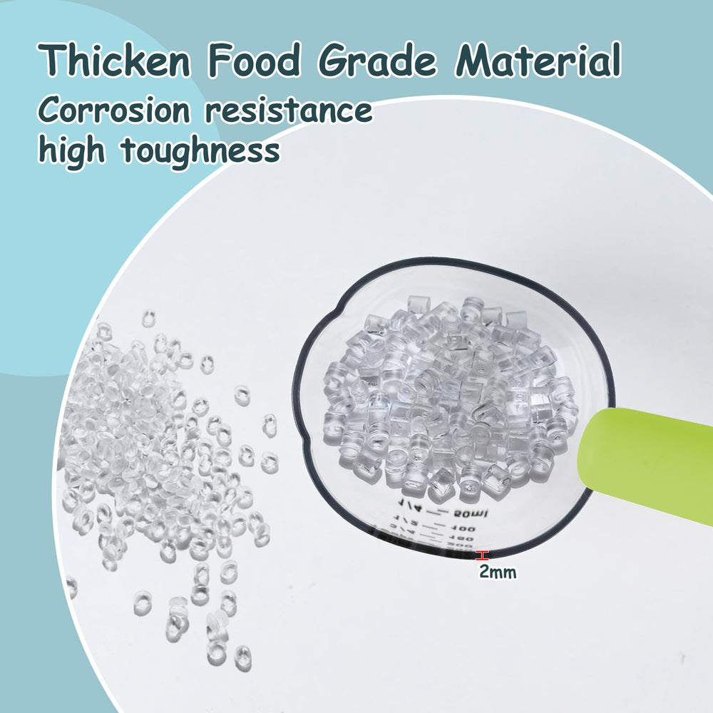 Pattheboo dog food scoop capacity scale close-up; 1 cup measurement for precise feeding.