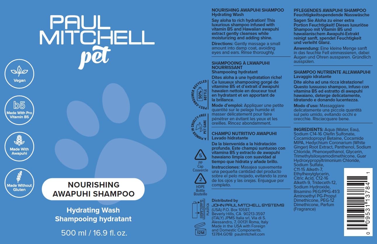 Paul Mitchell Pet packaging box and pouch highlight eco-friendly packaging