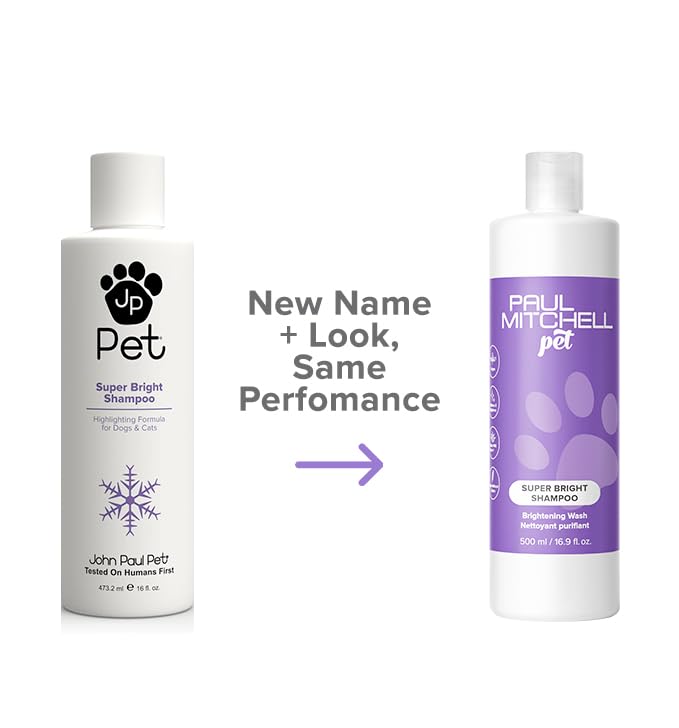 Paul Mitchell Pet Super Bright Shampoo bottle with pump for easy application