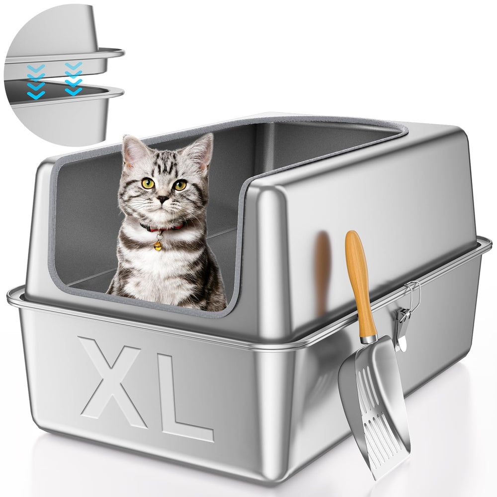 Paulmele extra-large design suits big cats and multi-cat households for less maintenance