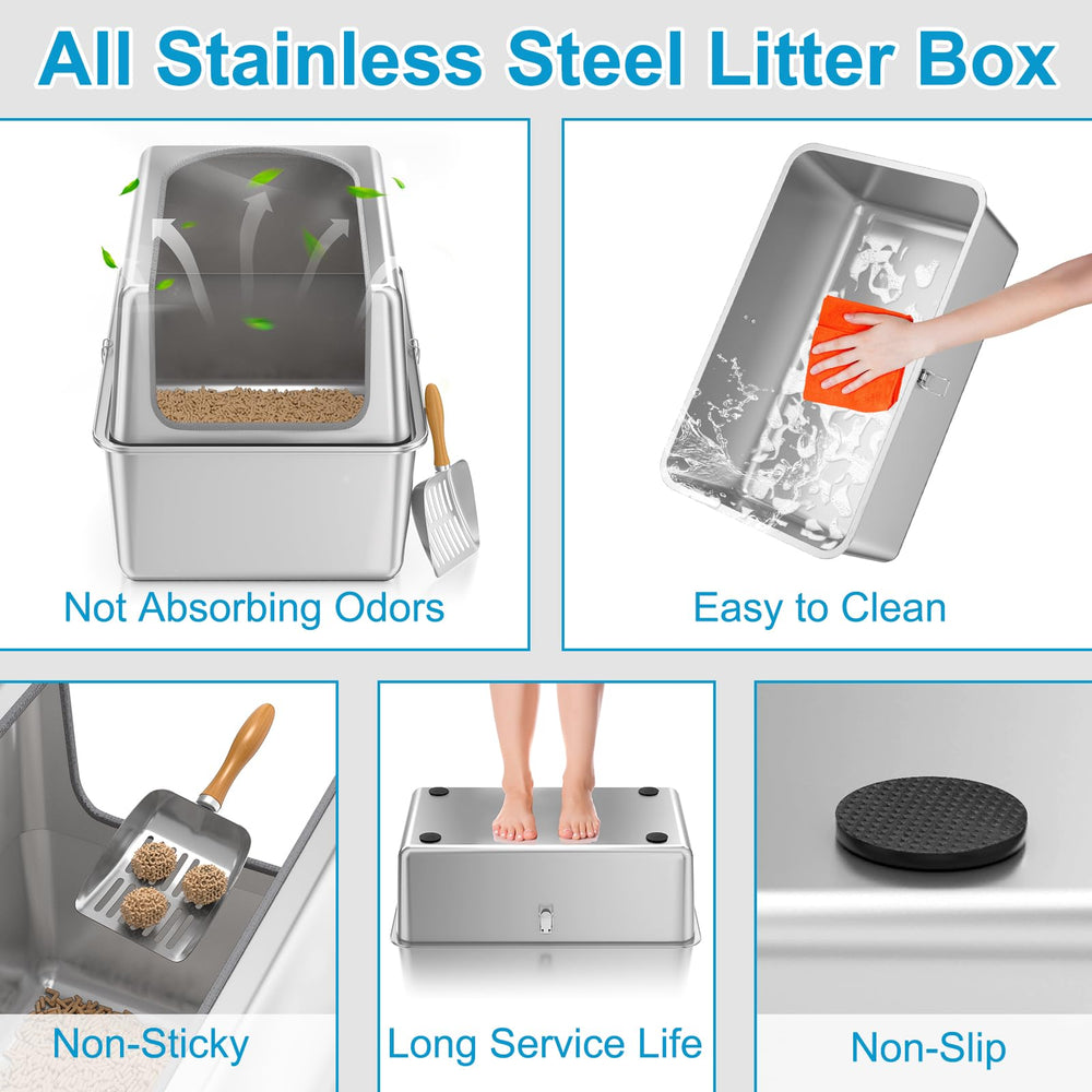 Paulmele easy-clean surface minimizes residue after use.