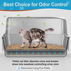 Paulmele XL sifting pan holes design close-up demonstrates simple separation of sawdust