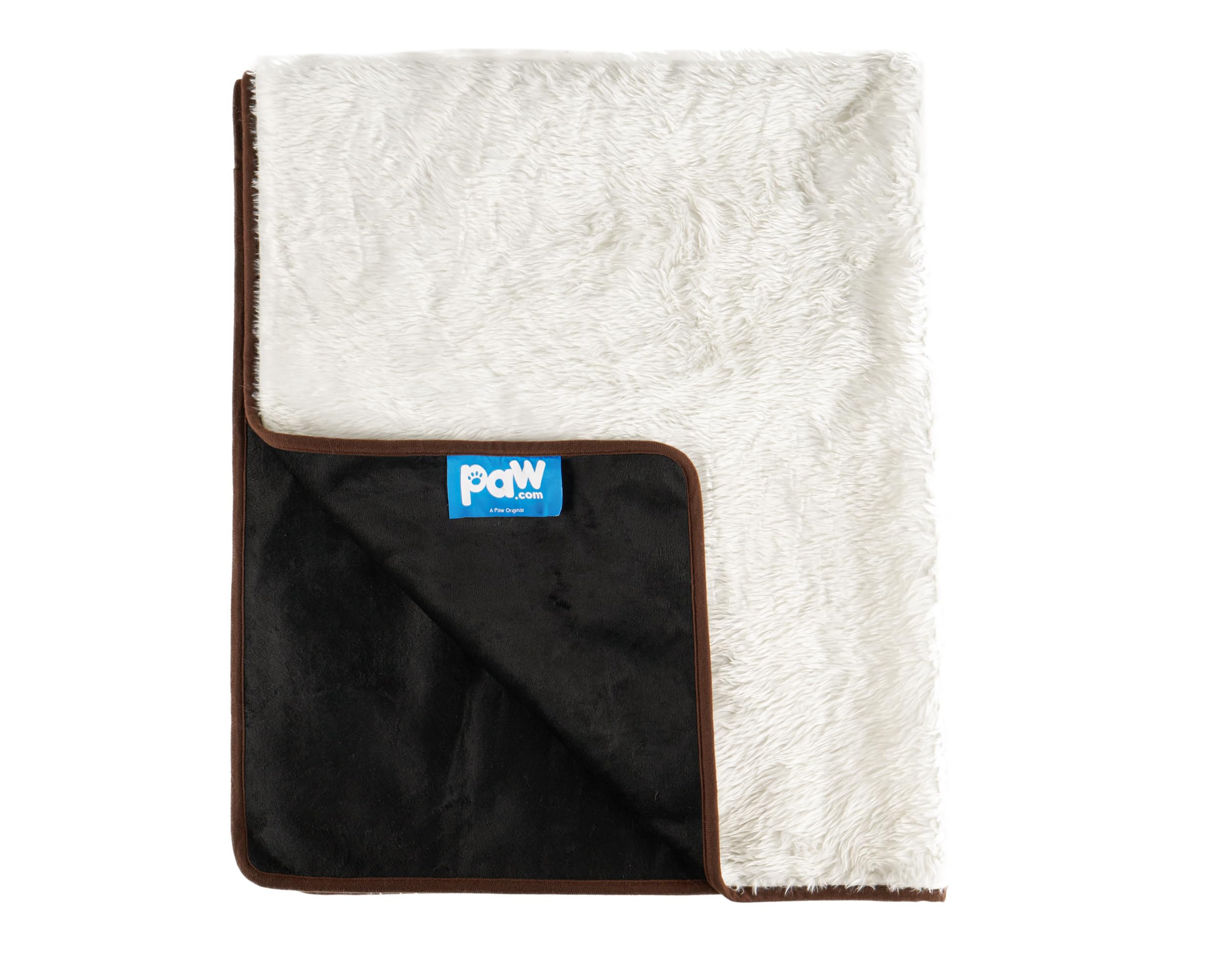 PAW BRANDS PupProtector pet resting comfortably on plush faux fur side
