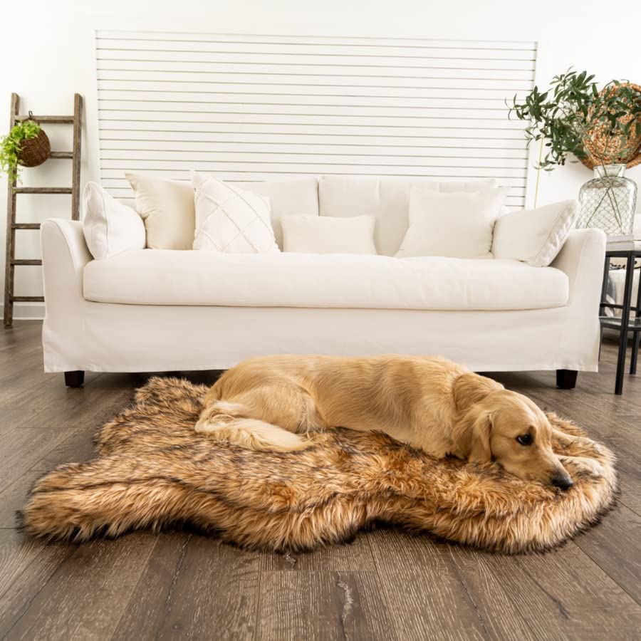 PAW BRANDS PupRug bed waterproof layer protects the core from spills