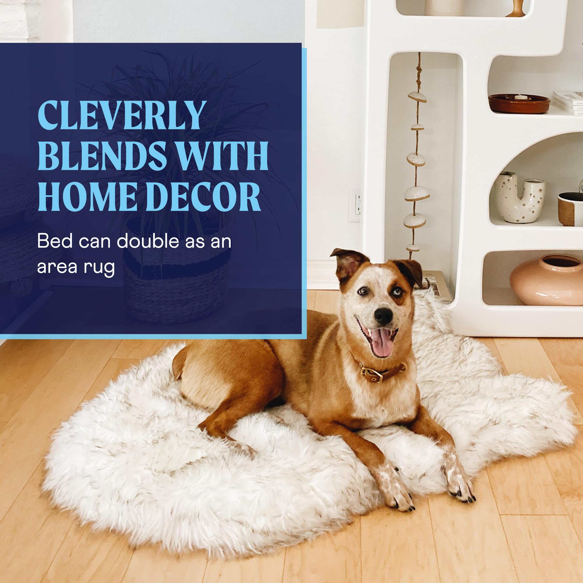 PAW BRANDS PupRug large-dog design provides ample space for bigger breeds.