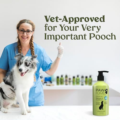 Paw Fume champú para perros: reducción de la muda para un hogar más limpio