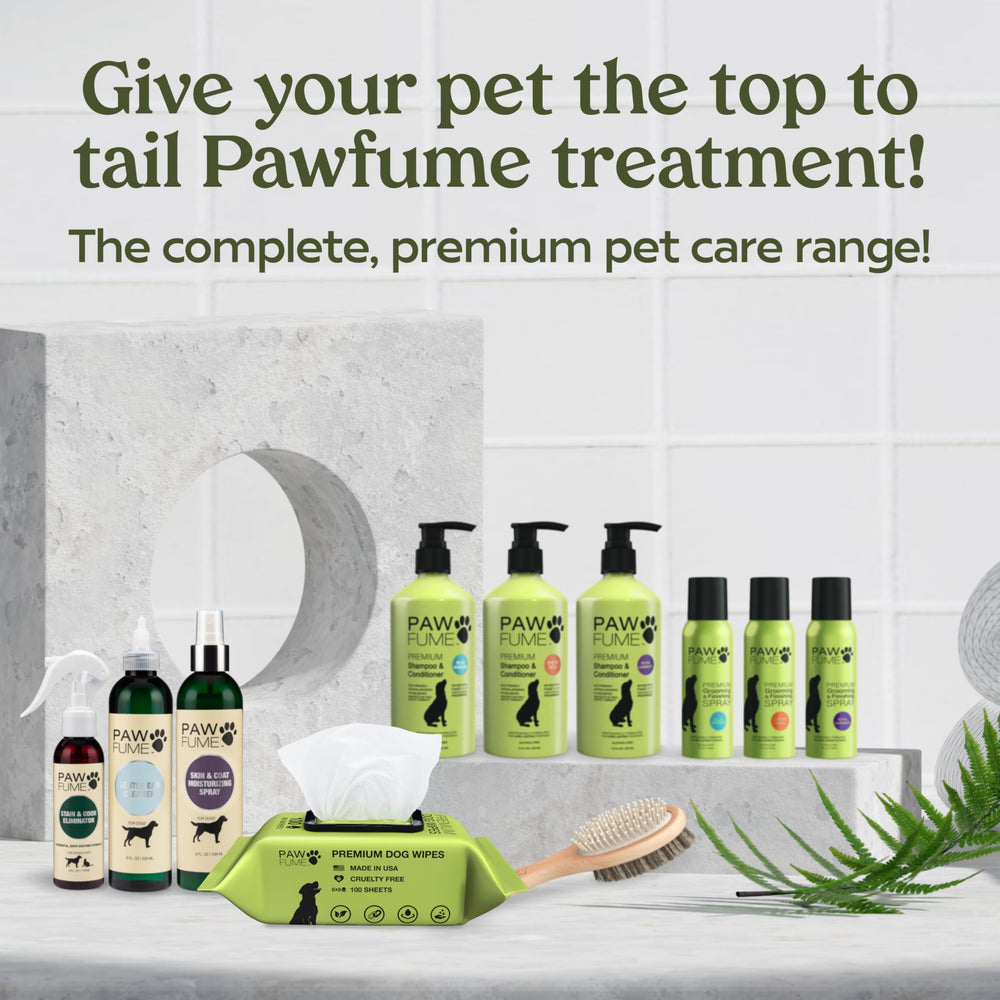 Paw Fume thick plush wipe handles tough messes with comfort