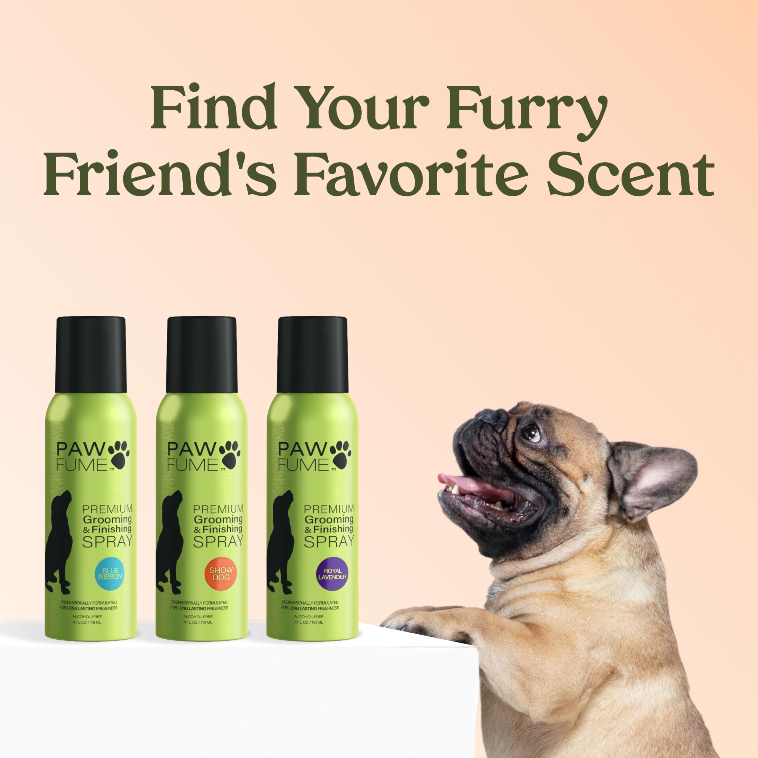 Paw Fume PAWFUME probiotic care nourishes skin and follicles for coats.