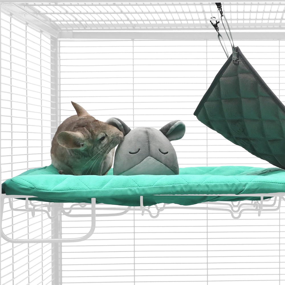 Paw Inspired Chinchilla Cuddler gray machine-washable for easy cleanups