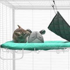 Paw Inspired Chinchilla Cuddler gray machine-washable for easy cleanups