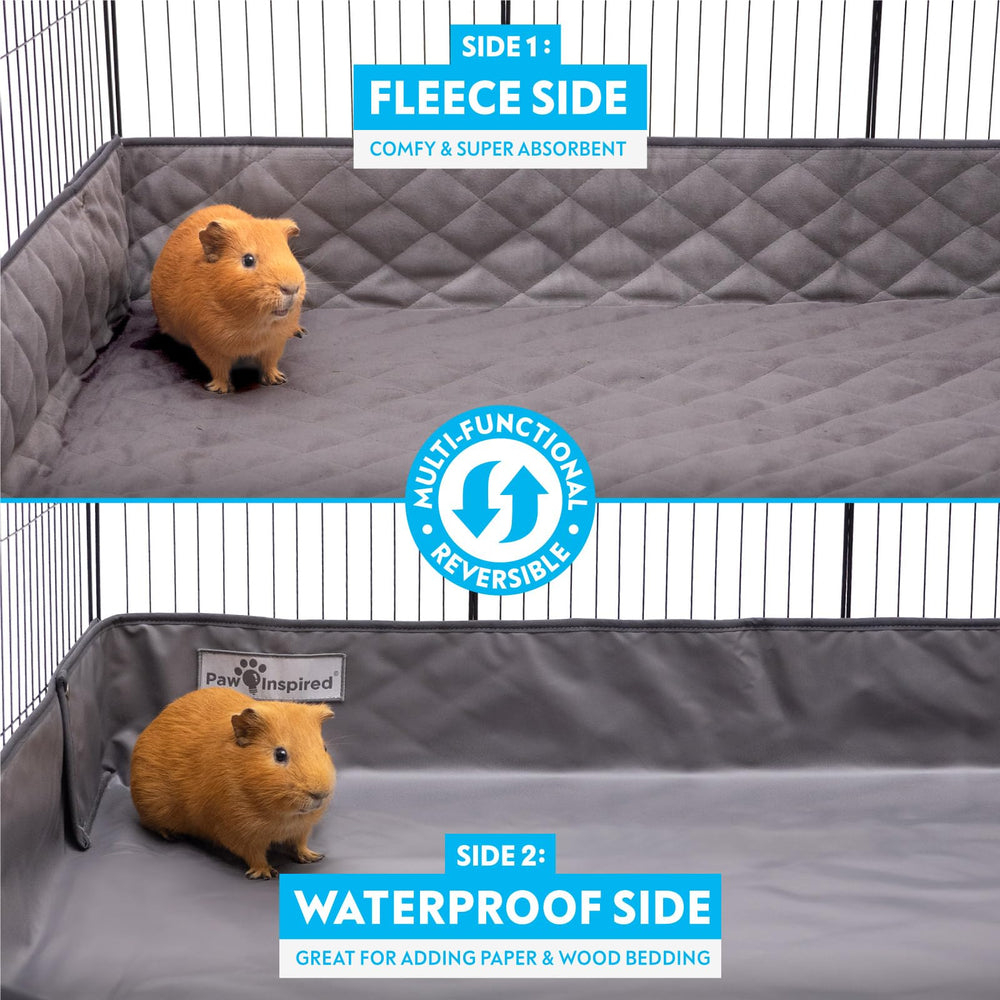 Paw Inspired Critter Box edge-protected design helps prevent leaks and overflow