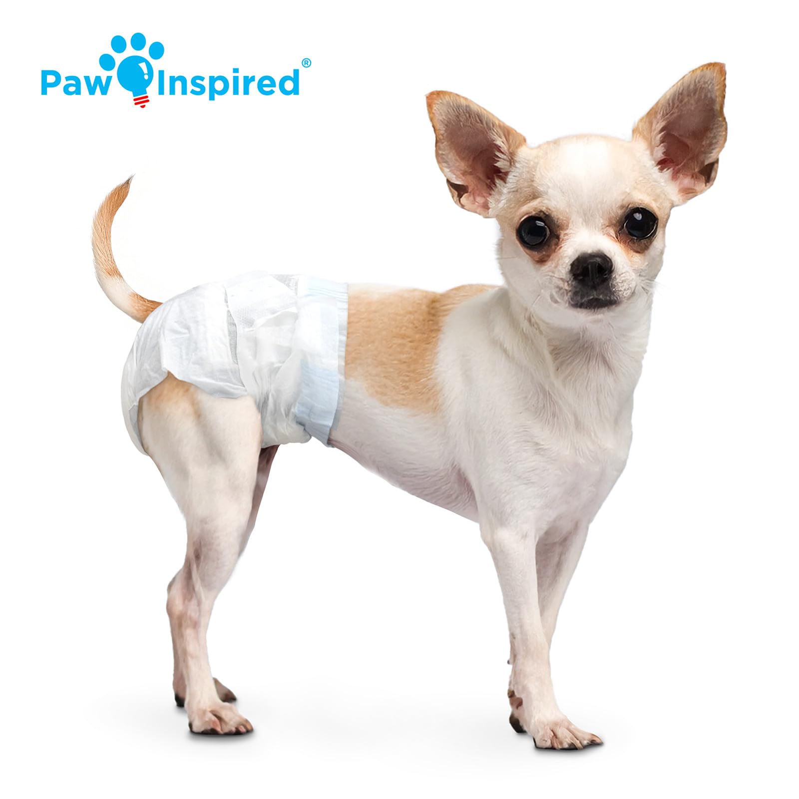 Paw Inspired fur-resistant fasteners securing diapers during movement