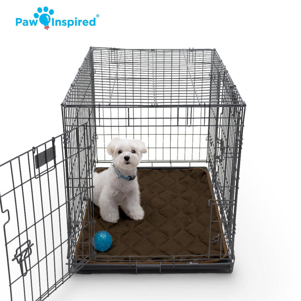 Paw Inspired machine-washable crate pad for easy cleaning