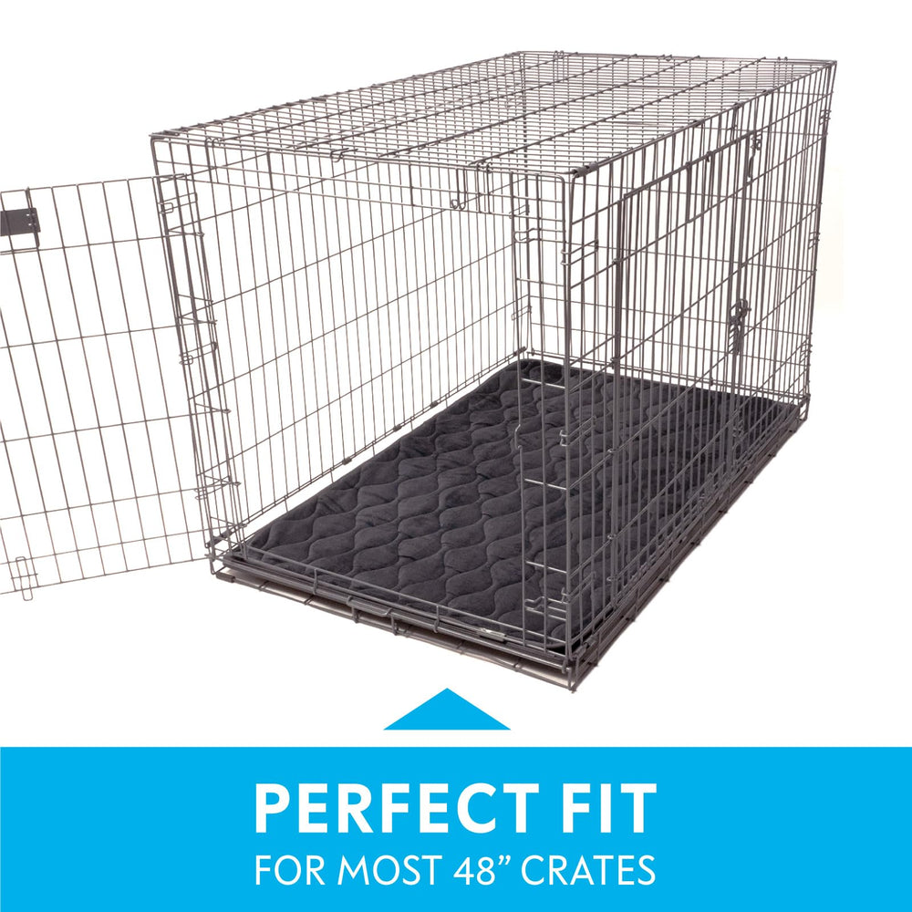 Paw Inspired multi-layer crate pad with absorbent core for mess control