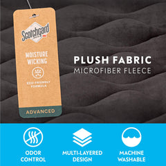 Paw Inspired anti-slip backing gray keeps slips to a minimum during play