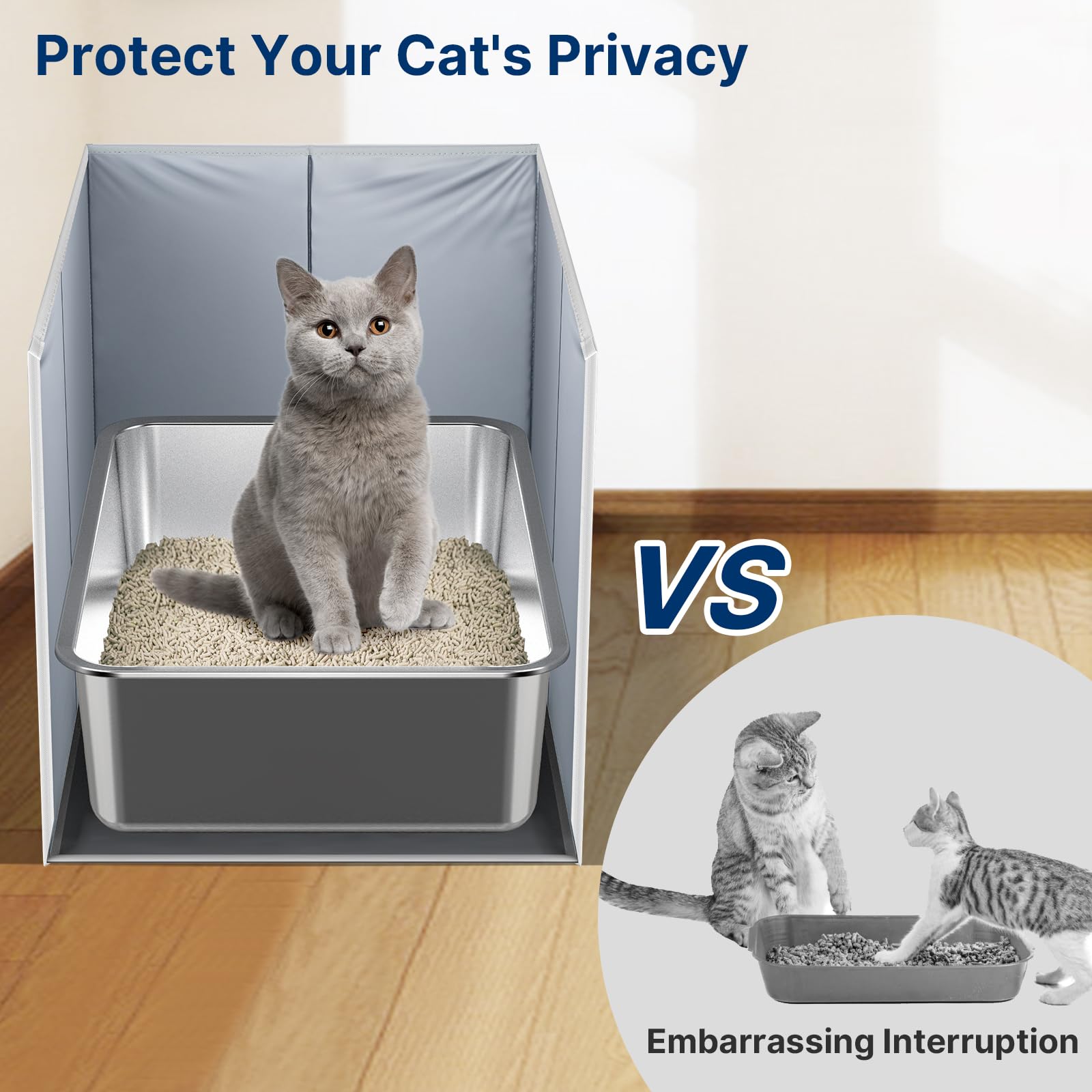 Paw Libero 28x20x17-inches enclosure for high peeing or digging cats.