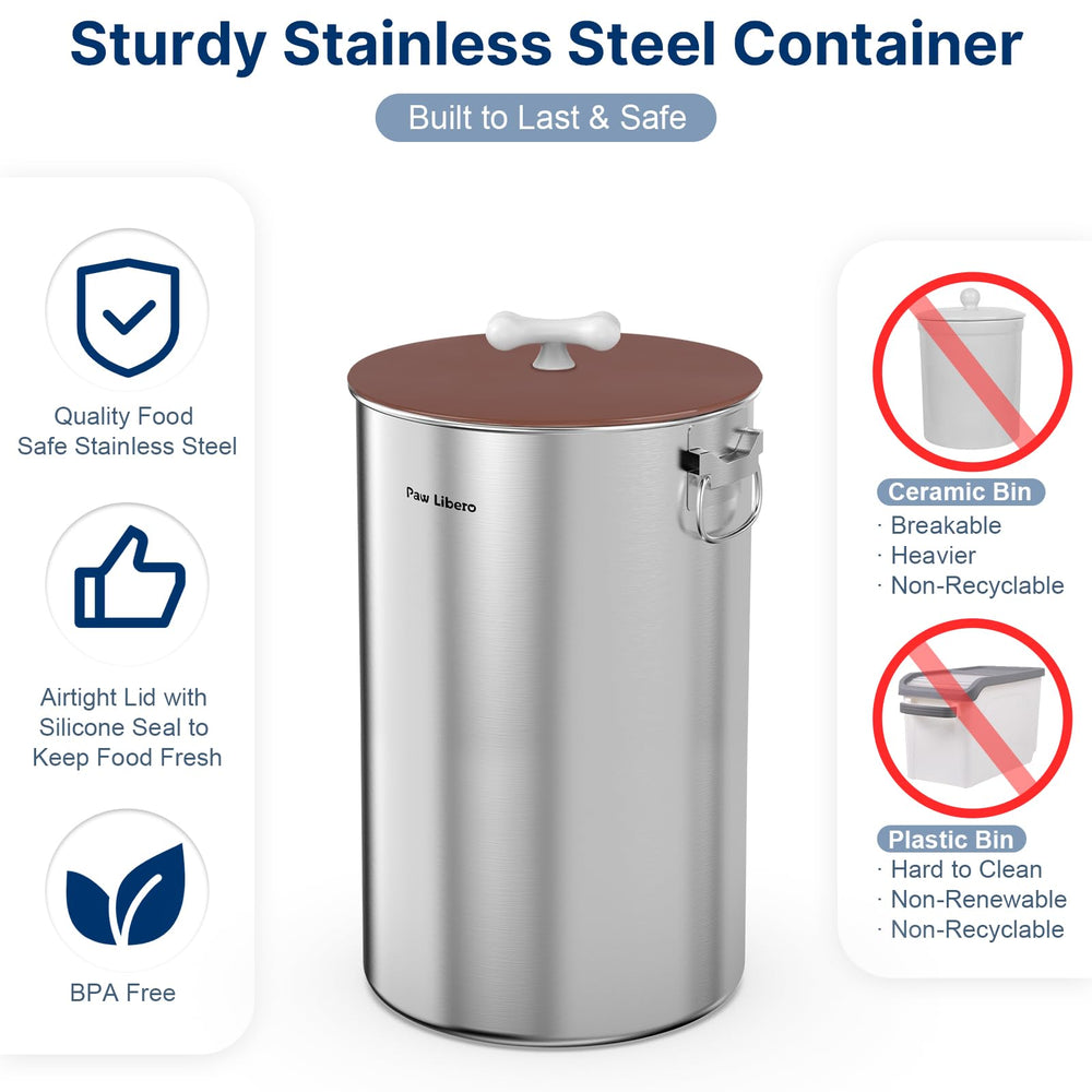 Paw Libero ceramic bone handle adds a playful, stylish touch while lifting