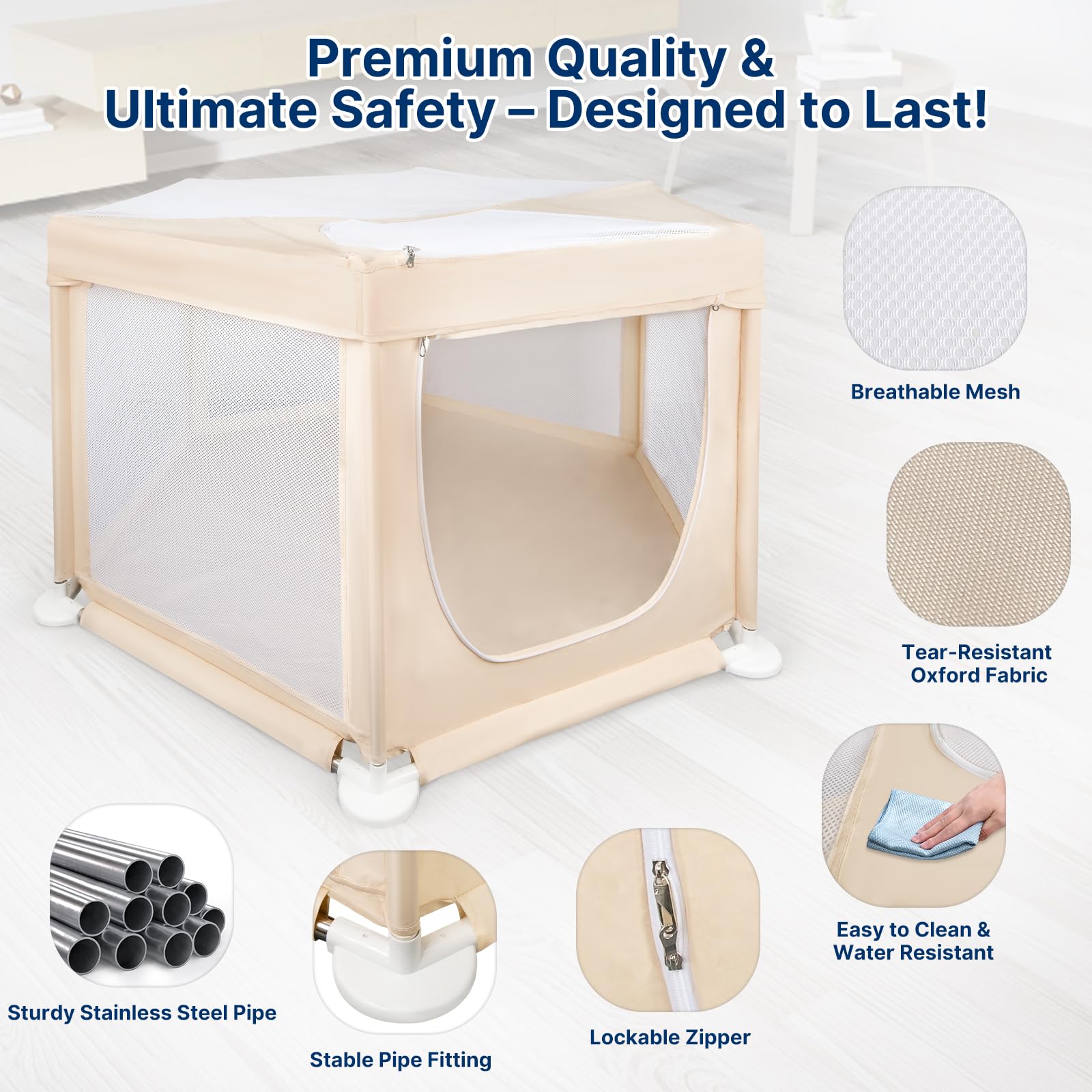 Paw Libero dual doors with breathable mesh for easy access and airflow.
