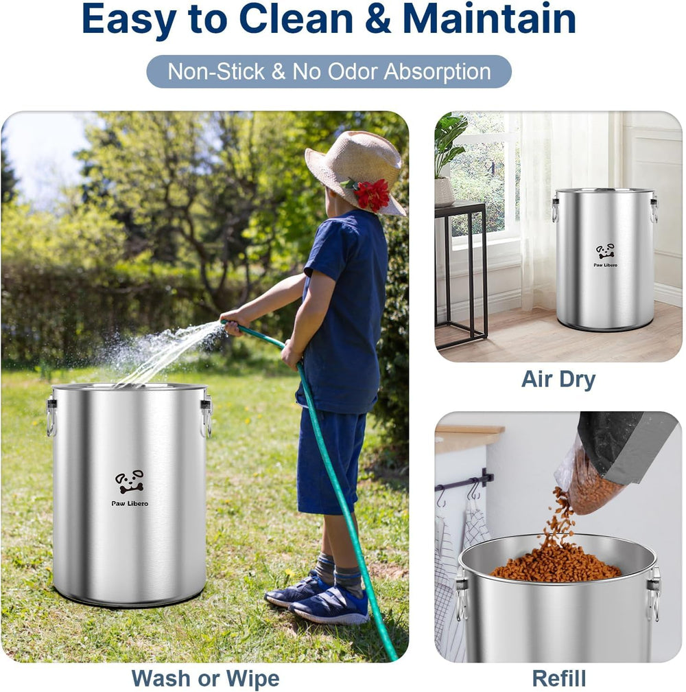 Paw Libero easy pour with side handles for convenient dispensing.