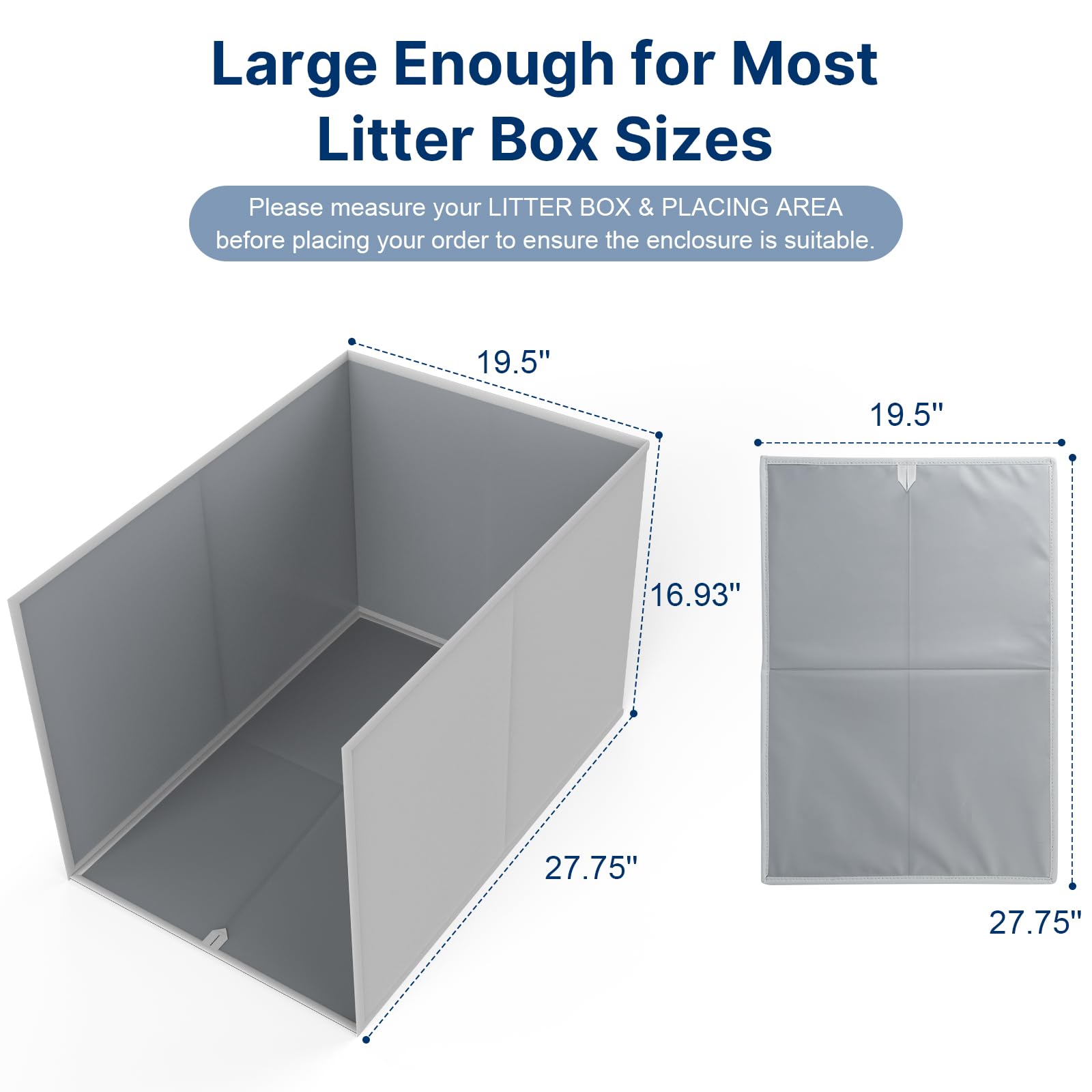 Paw Libero high-walls splash guard blocks mess and protects floors.