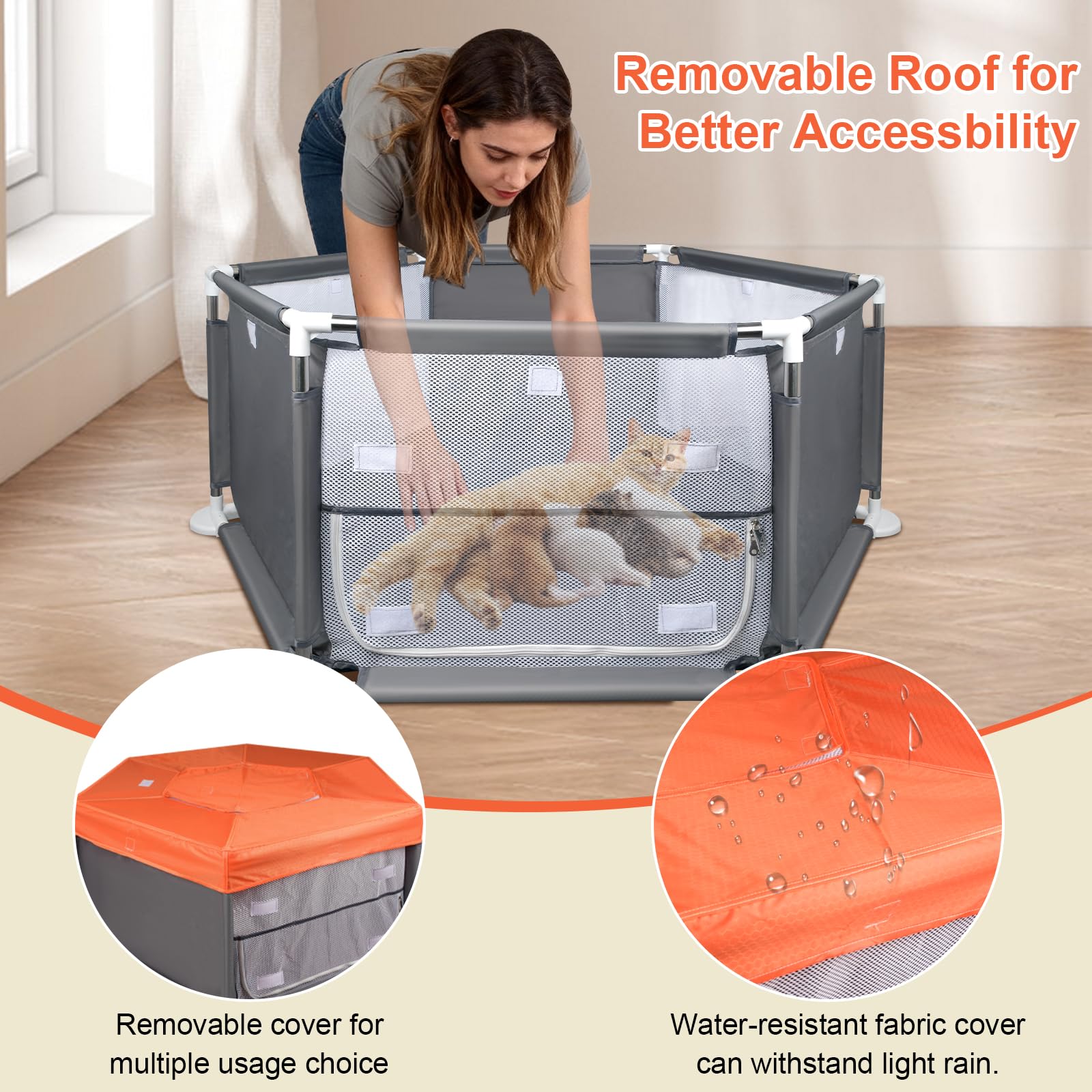 Paw Libero removable-roof brooder box with easy access and ventilation.