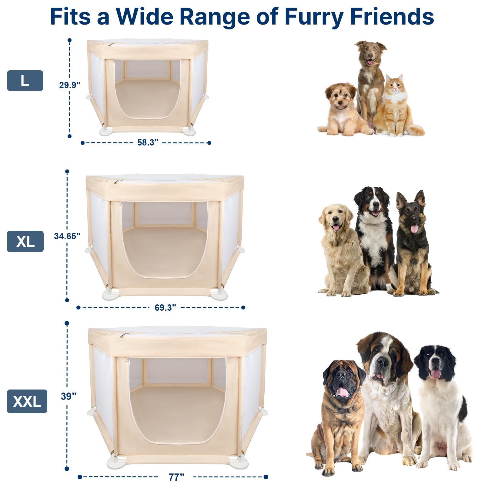 Paw Libero tool-free assembly simplifies setup in minutes.