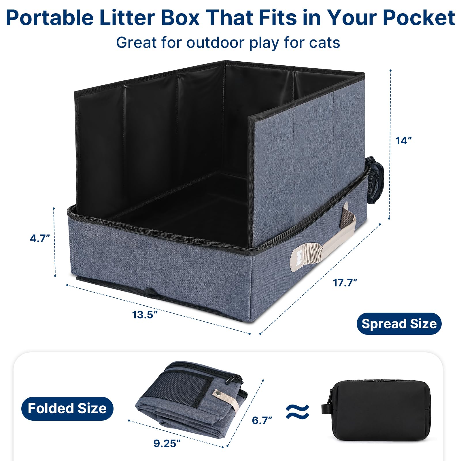 Paw Libero hard-bottom litter box supports digging and reduces spill risk