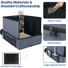 Paw Libero roomy interior allows cats to dig and turn comfortably