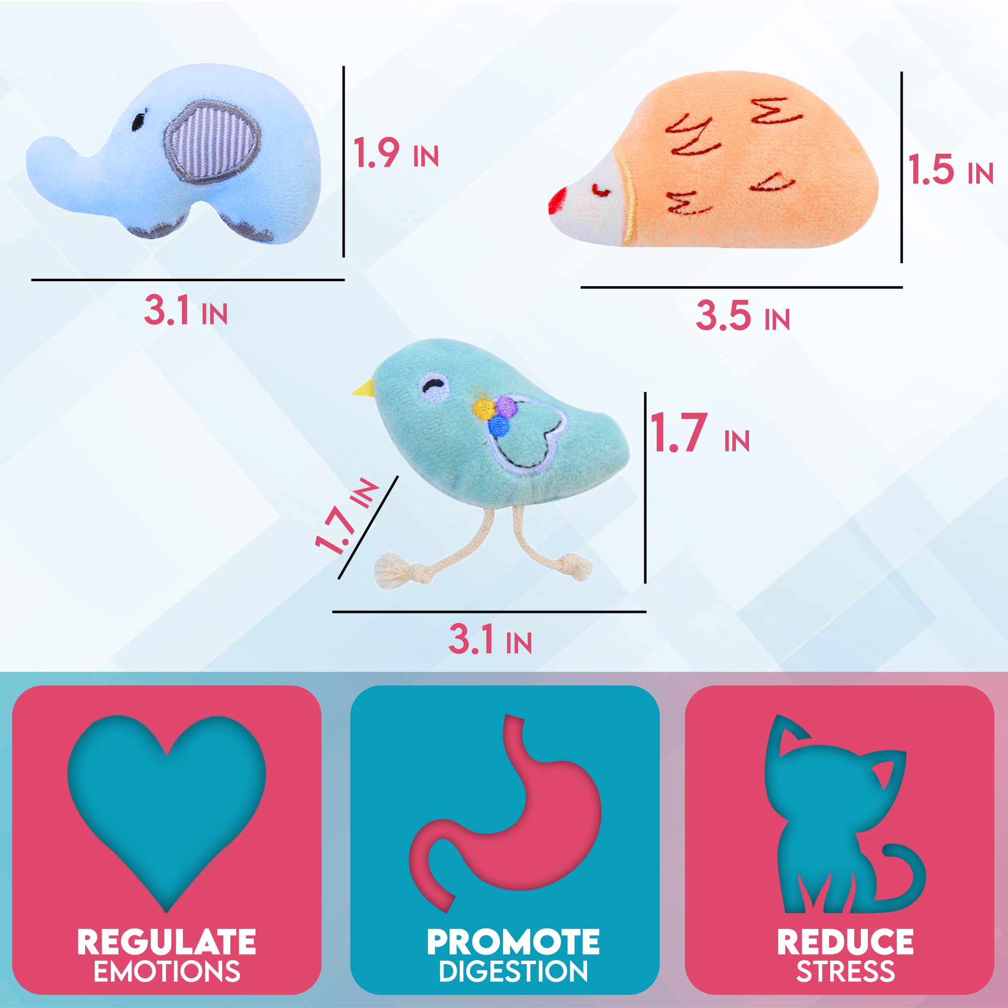 Paw Paw Babe 9 Pcs Cat Balls Plush Ball 03: ideal for frequent indoor play sessions.