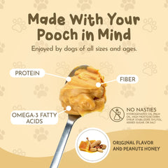 PAW POWER Dawg Butter berry-flexible jar — berry flavor enhances snacking and training sessions.