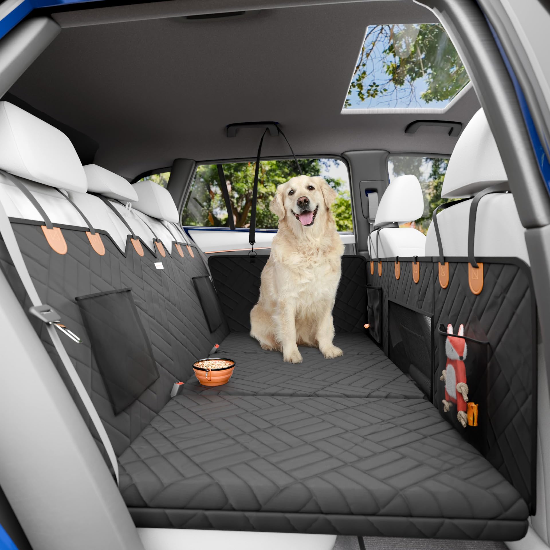 Paw Rider carrying bag enhances portability and storage.