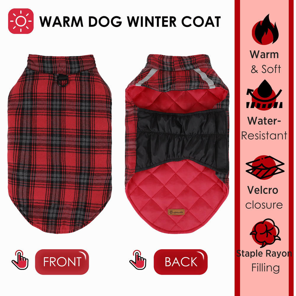 PawSailor water-resistant shell shields against light rain and snow