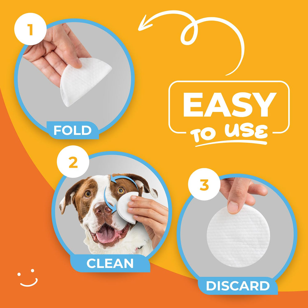 Paw Science Dog Eye Wipes for daily use to keep eyes bright and clean.