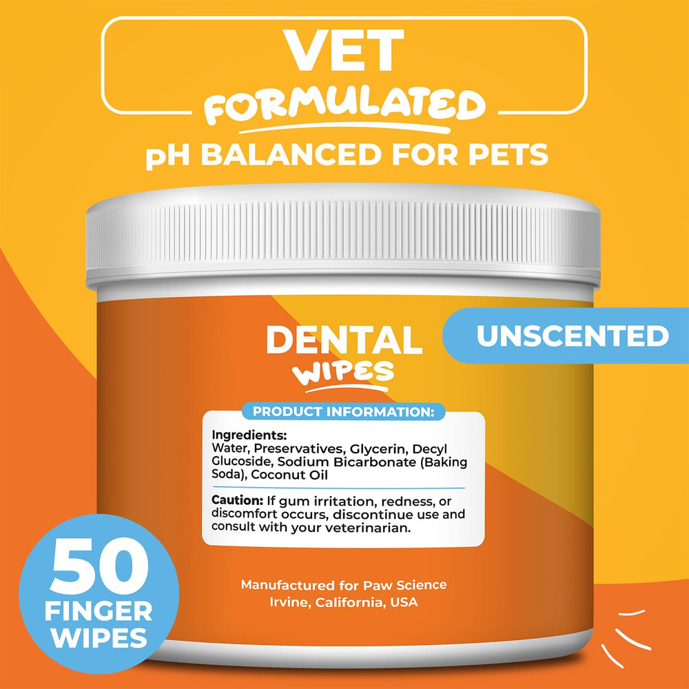 Paw Science no-rinse dental care enables quick daily hygiene.