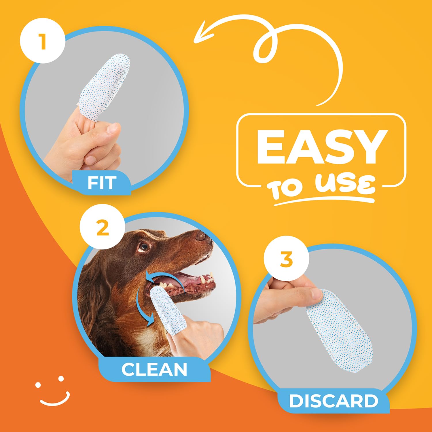 Paw Science unscented wipes offer odor-free daily brushing.