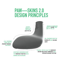 Paw—Skins 2.0 floor grip with herringbone pattern prevents slips on hardwood floors