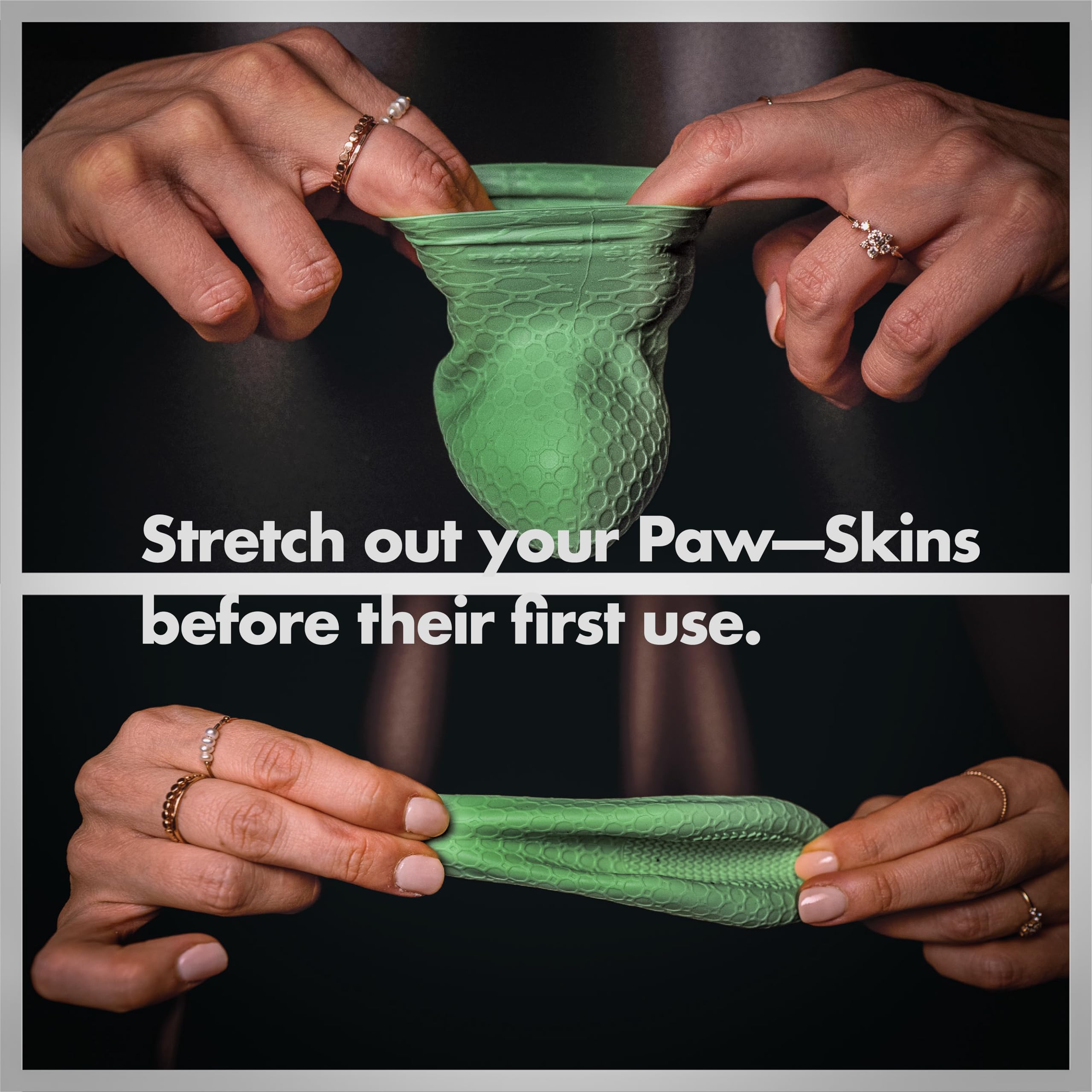 Paw—Skins 2.0 thicker tear-resistant silicone guards against rocks and hot pavement
