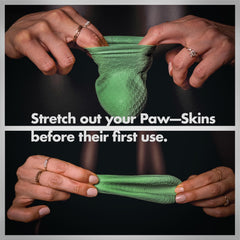 Paw—Skins 2.0 thicker tear-resistant silicone guards against rocks and hot pavement