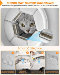 PawSwing skin-friendly massage pins emphasize comfortable, non-scratch brushing for sensitive skin.