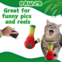 PAW:20 Lil Bo da Bong with catnip pack boosts engagement