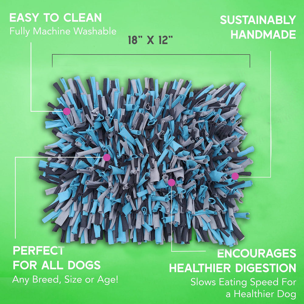 PAW5 Paw 5 Snuffle Mat doubles as a cozy bed and puzzle solution