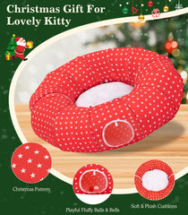Pawaboo cat tunnel foldable design simplifies storage and transport.