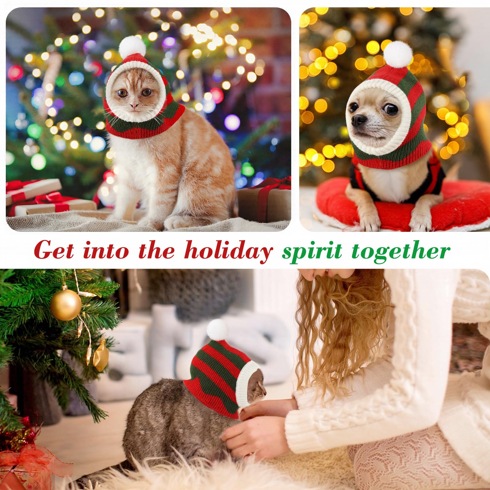 Pawaboo Christmas Pet Hat packaged with cute seasonal packaging