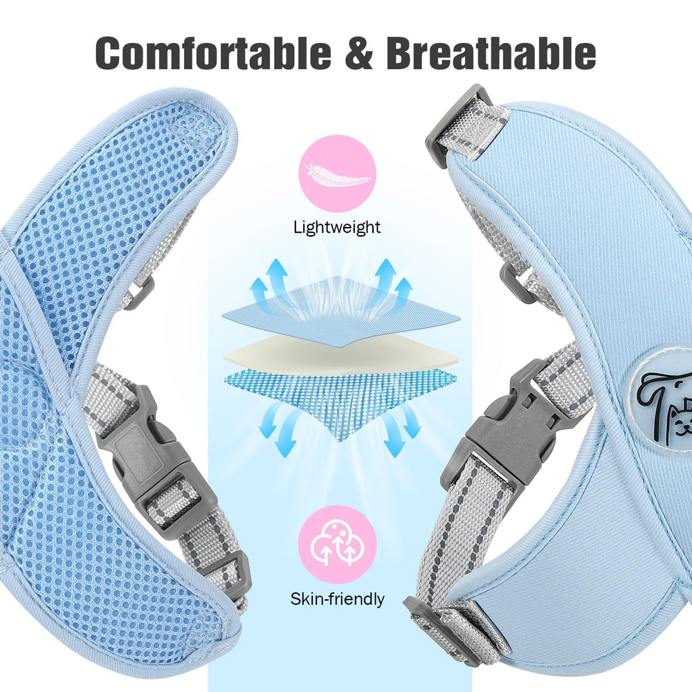 Pawaboo back D-ring leash attachment enables secure walks