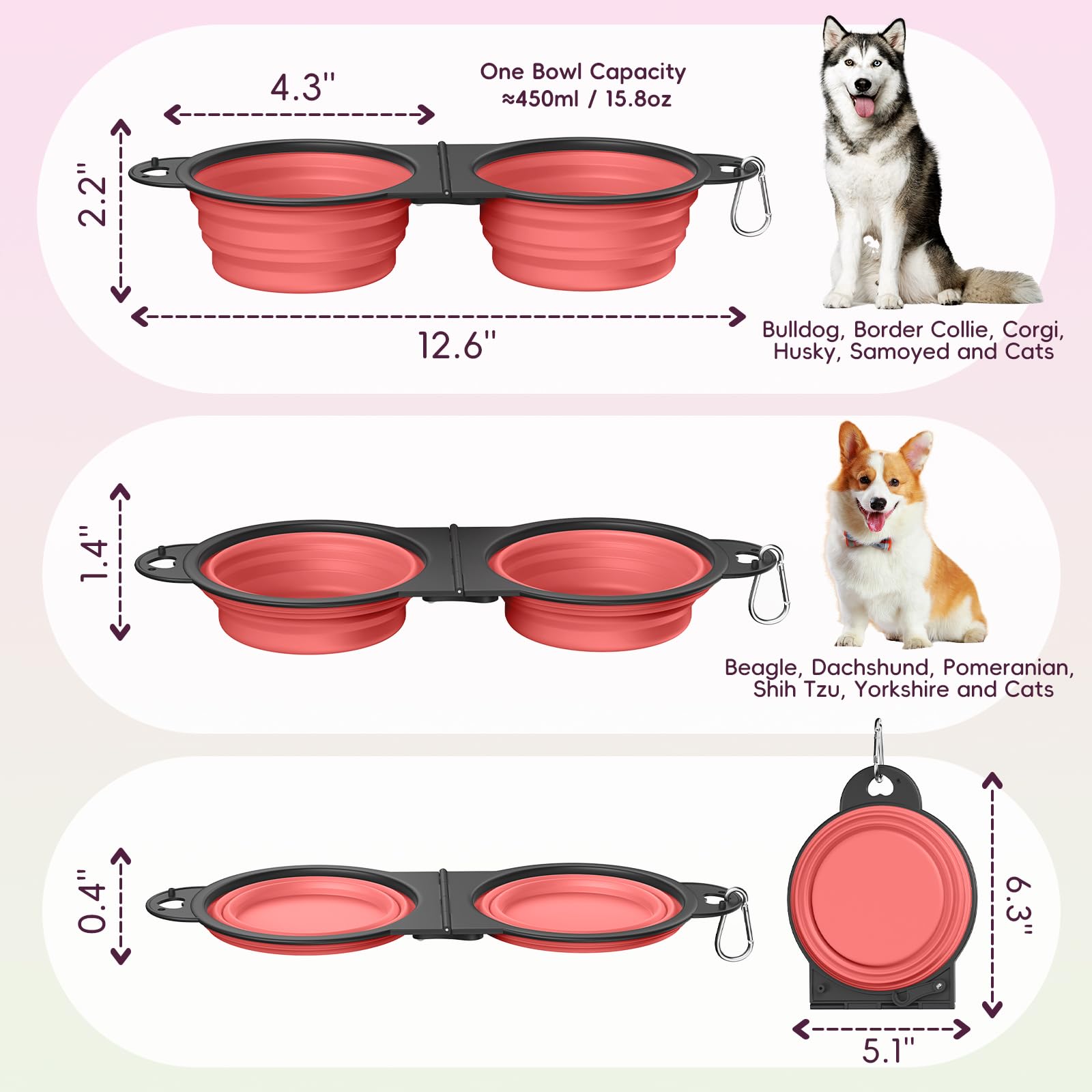 Pawaboo dual-bowl frame connection shows secure joint and spill-safe design.